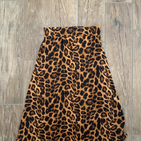 Cheetah Midi Skirt - Picture 1 of 7